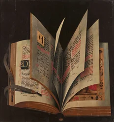 Un libro aperto, metà del XVI secolo