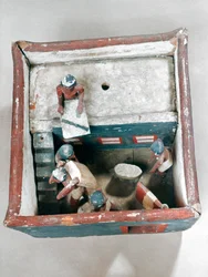 Modello di tomba egizia antica