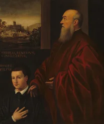 Andrea Renier e suo figlio Daniele, c. 1560-1566