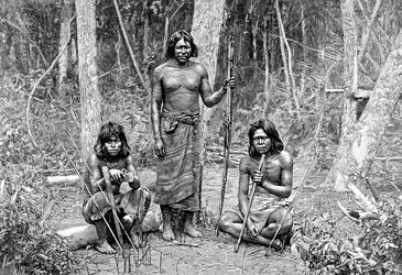 Indiani Angaite, Chaco settentrionale, Paraguay, 1895