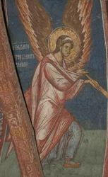 Angelo con tromba, ca 1350