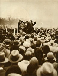 Dimostrazione antigovernativa, Hyde Park, Londra, 6 febbraio 1933