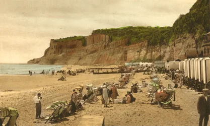 Spiaggia e scogliere di Appley, Shanklin, I.W., 1933