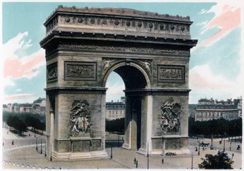 Arco di Trionfo, Parigi, c1900