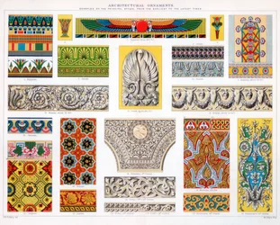 Ornamenti architettonici, XIX secolo