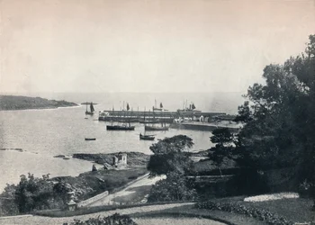 Ardglass - Vista generale del porto, 1895