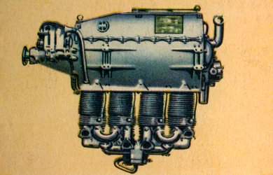 Motore aeronautico Argus As 8 da 100 cavalli, 1932