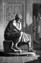 Aristotele 384-322 a.C., filosofo e scienziato greco antico