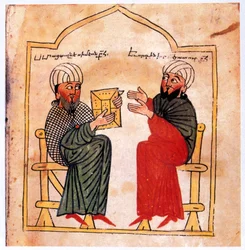 Vangeli armeni: ritratto del patrono del manoscritto e suo figlio