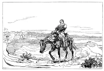 Arrivo del Dr. Brydon a Jalalabad, 13 gennaio 1842
