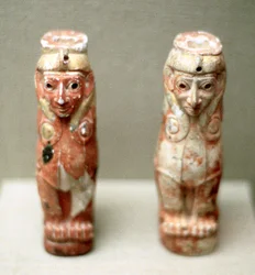 Artefatti figure di sfinge dalla Turchia, 1800 a.C.