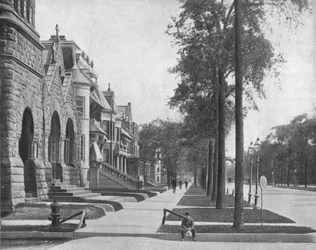 Ashland Avenue, Chicago, Illinois, USA, c1900