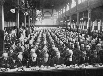A cena, St Marylebone Workhouse, Londra, c1901-1903
