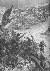 Attacco degli Zulu alla scorta dell