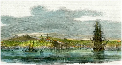 Auckland, Nuova Zelanda, c1880