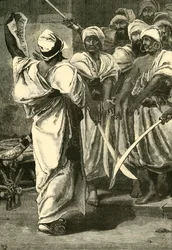 Bagaeus consegna i suoi messaggi alla guardia persiana, 1890