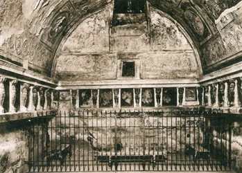 Bagni del foro, Pompei, Italia, c1900s