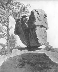 Roccia bilanciata, Giardino degli Dei, Colorado, USA, c1900
