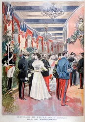 Ballo per celebrare un secolo della scuola politecnica, Trocadero, Parigi, 1894