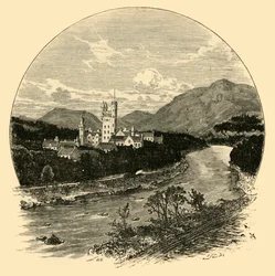 Castello di Balmoral, dalla strada, 1898