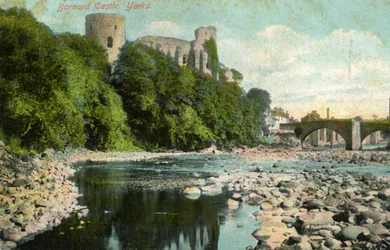 Castello di Barnard, Durham, c. 1905