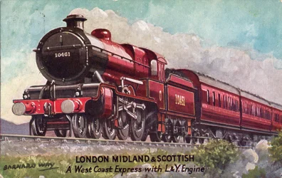 Barnard Way - London Midland & Scottish, un espresso della costa occidentale con motore L&Y, 1933