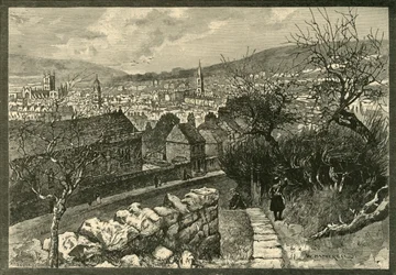 Bath, da Beechen Cliff, 1898