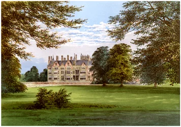 Bearwood, vicino a Wokingham, Berkshire, casa della famiglia Walter, c1880