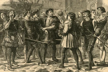 Inizio della rivolta a Cheapside, 1897