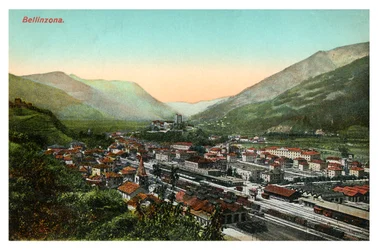 Bellinzona, Svizzera, inizio XX secolo