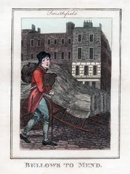 Soffietti da riparare, Smithfield, Londra, 1805