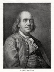 Benjamin Franklin, statista, stampatore e scienziato americano, XX secolo