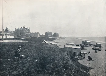 Bexhill - Gli hotel e la spiaggia, 1895