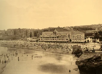 Biarritz - Il Casinò Municipale e la Grande Spiaggia, c1930