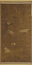 Uccelli, salice e fiori, dinastia Ming, XV-XVI secolo