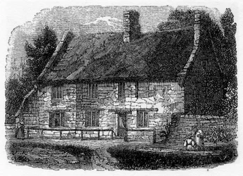 Luogo di nascita del reverendo James Hervey, Hardingston, vicino a Northampton, 1840