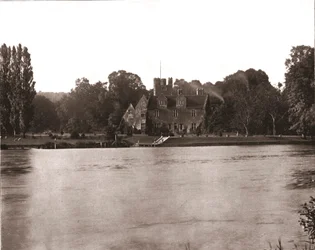 Abbazia di Bisham, sopra Marlow, Berkshire, 1894