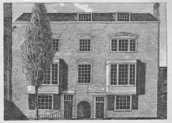 Casa del Vescovo Burnet in St Johns Square, Clerkenwell, Londra, c1900
