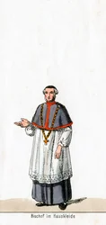 Vescovo in abito da casa, costume per l