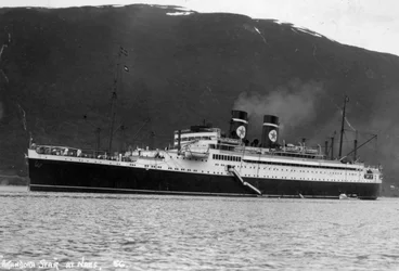 Nave da crociera Blue Star Line SS Arandora Star, Norvegia, c1927-c1939