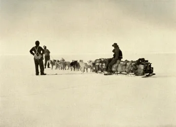 Bluff Depot Party sulla barriera, c1908, 1909