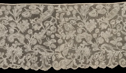 Balza di merletto a fuselli, XVIII secolo
