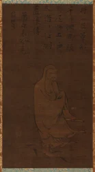 Bodhidharma che Attraversa lo Yangzi su una Canna