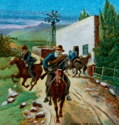 I Boeri in ritirata da una fattoria