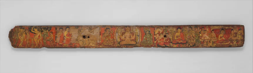 Copertina di un manoscritto del Sutra Prajnaparamita Ashtasahasrika, X-XI secolo