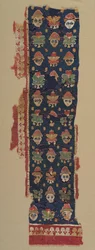 Bordo di teste e palmette da un grande arazzo, 500s