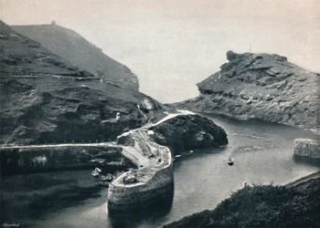 Boscastle - Veduta del porto, 1895