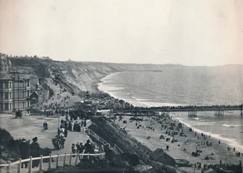 Bournemouth - Vista dalla West Cliff, 1895