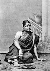 Donna bramina, India, 1917