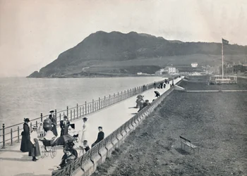 Bray - La Promenade e Bray Head, 1895